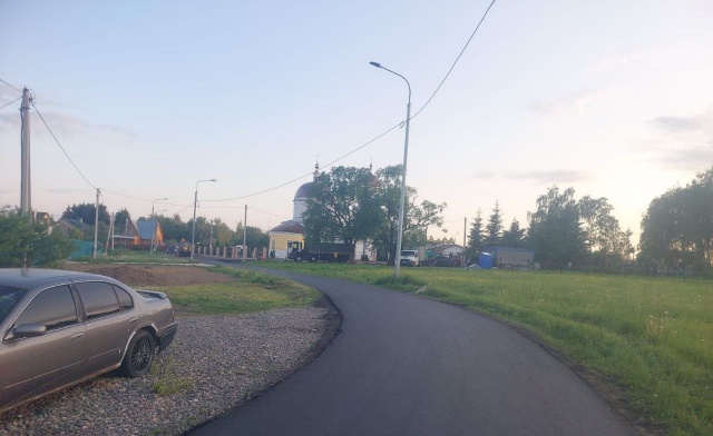 Ремонт дорог продолжили в Щаповском